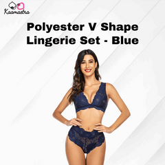 Kaamastra Polyester V Shape Lingerie Set