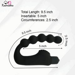 Kaamastra Black silicone P spot Massager for Men