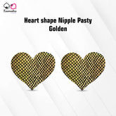 Kaamastra Heart shape Nipple Pasty-Golden