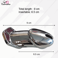 Kaamastra Silver Cage Penis Ring Chastity Device Small