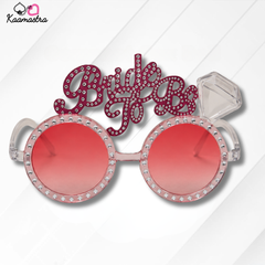 Kaamastra's Bride-to-Be Bling Statement Sunglasses | Free Size