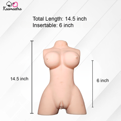 Kaamastra's Half Body Soft Silicone Sex Doll