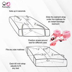 Kaamastra Under Bed Restraint system Pink