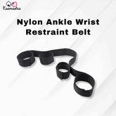 Black Nylon Ankle Restraint on Kaamastra