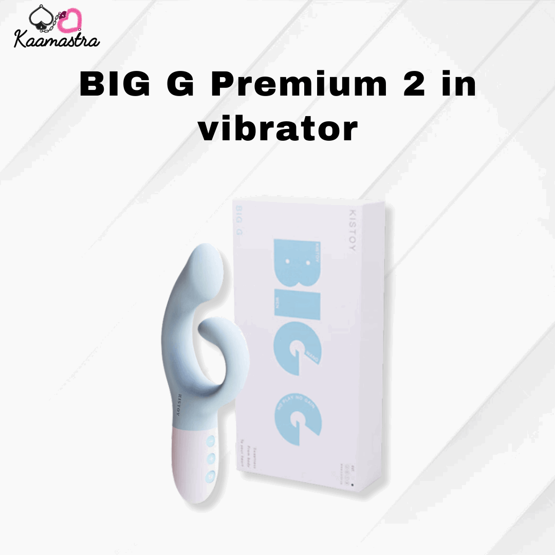 Kaamastra BIG G Premium 2-in-1 vibrator – dual stimulation with heating