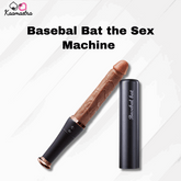 Kaamastra Baseball Bat Sex Machine - Sports-themed adult toy with dual penetration and tongue stimulation