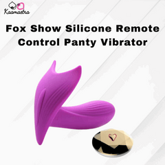 Fox Show Silicone Remote Control Panty Vibrator - Discreet and powerful pleasure device with remote control.