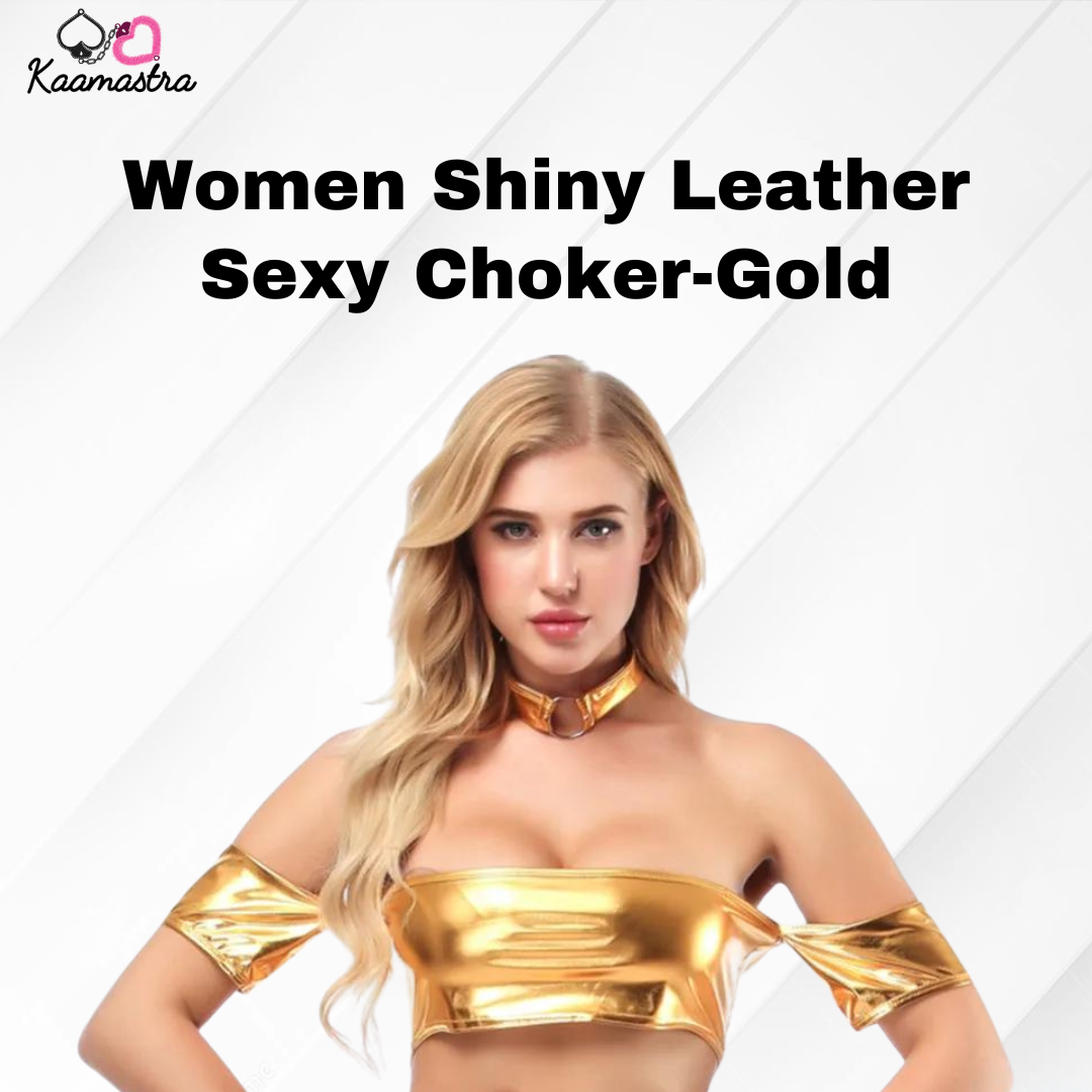 Neck Chowker golden on Kaamastra