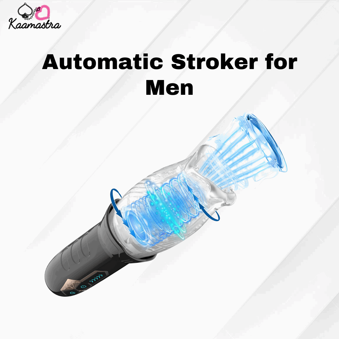 Kaamastra automatic stroker for men with hands-free pleasure technology