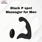 Kaamastra black P-spot massager - ergonomic male wellness device