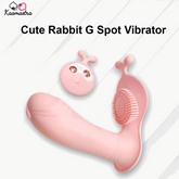 Kaamastra's Cute Rabbit Vibrator - G-spot and clitoral stimulator in skin color