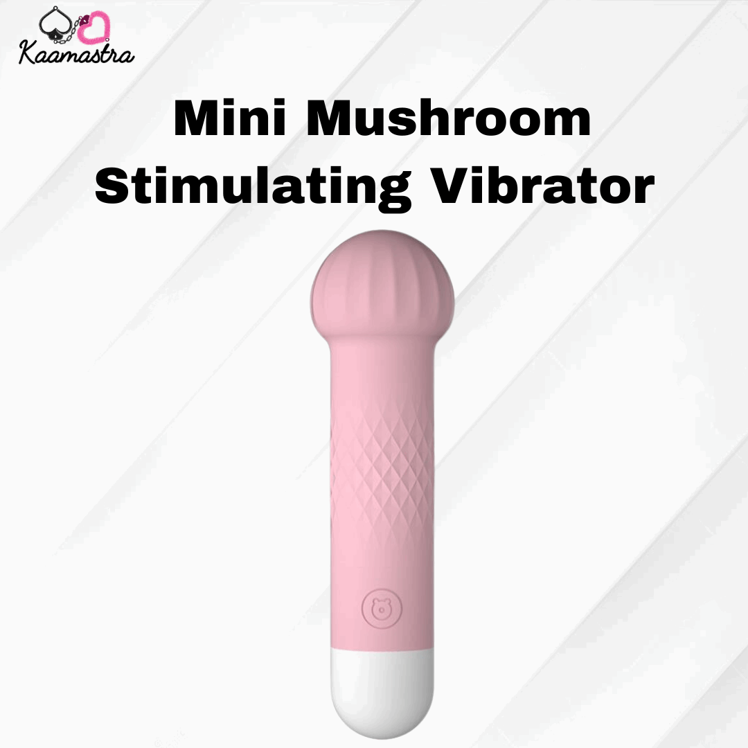 Kaamastra Mini Mushroom Vibrator – Silicone Stimulator