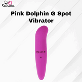 Close-up of Pink Dolphin G Spot Vibrator with ON/OFF controls