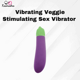 Kaamastra Vibrating Veggie Sex Toy β realistic brinjal (eggplant) design vibrator