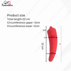 Red Chili Toy dimensions – 12cm length, 3cm/2cm circumferences