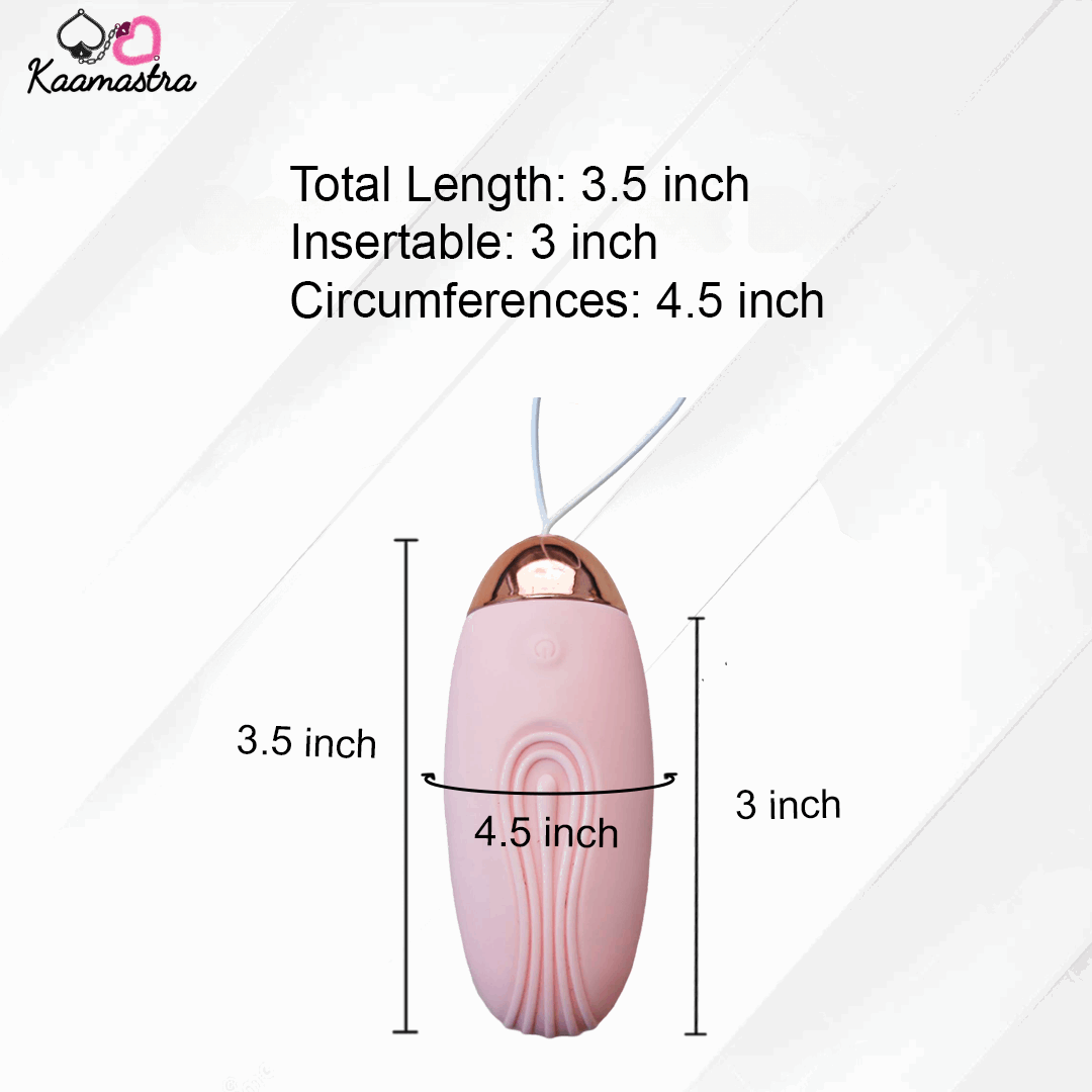 Insertable egg vibrator