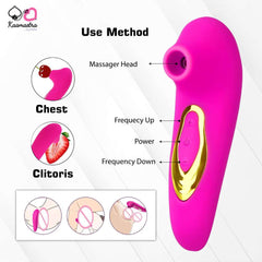 How to use vibrating clit sucker - adjustable frequency and power controls