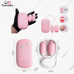 Product dimensions and details for Kaamastra Magic Box 2-in-1 - Compact, ergonomic design with multiple pleasure modes.