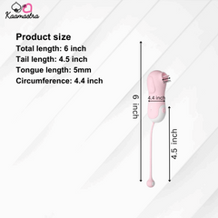 Dogo Tongue Size: 6" length, 4.4" circumference, 5mm tongue