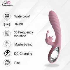 Kaamastra Vibrator Features - 36 Modes, Waterproof, Ultra-Quiet <60db Operation