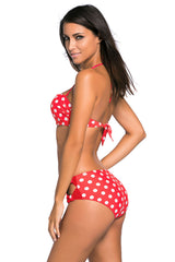 Kaamastra's Polka Dot Two-Piece Bikini Set for Women