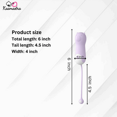 Kaamastra LILO Little Bear Vibrator dimensions and size specifications