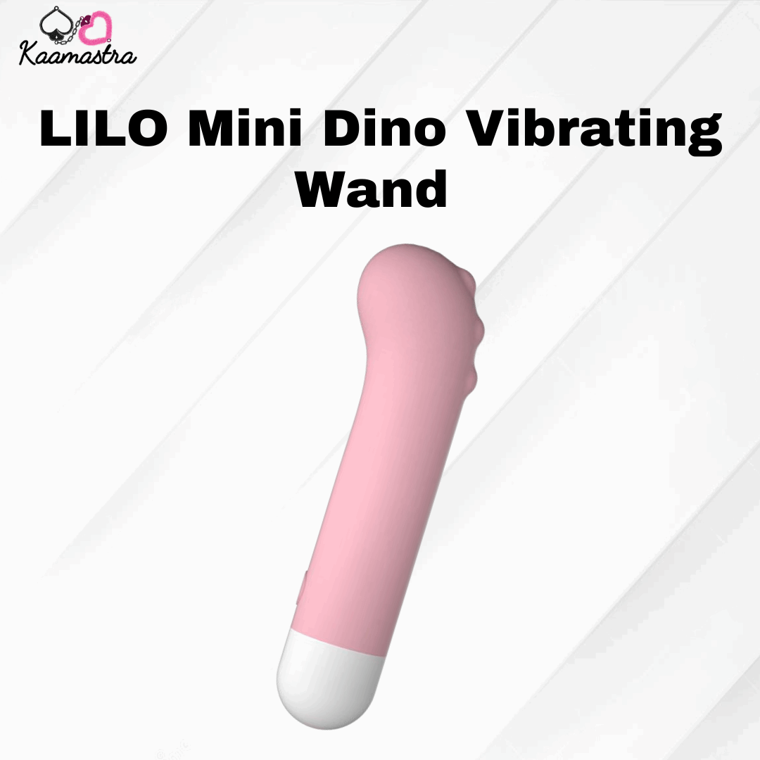 Kaamastra LILO Mini Dino Vibrating Wand – Playful Design