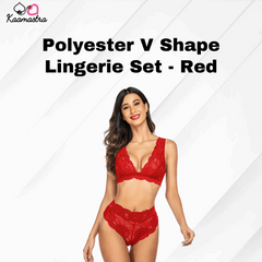 Kaamastra Polyester V Shape Lingerie Set