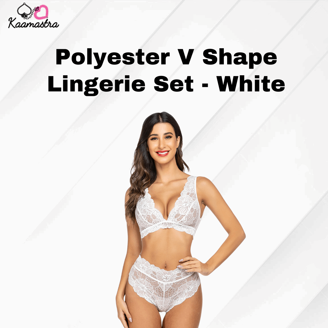 Kaamastra Polyester V Shape Lingerie Set