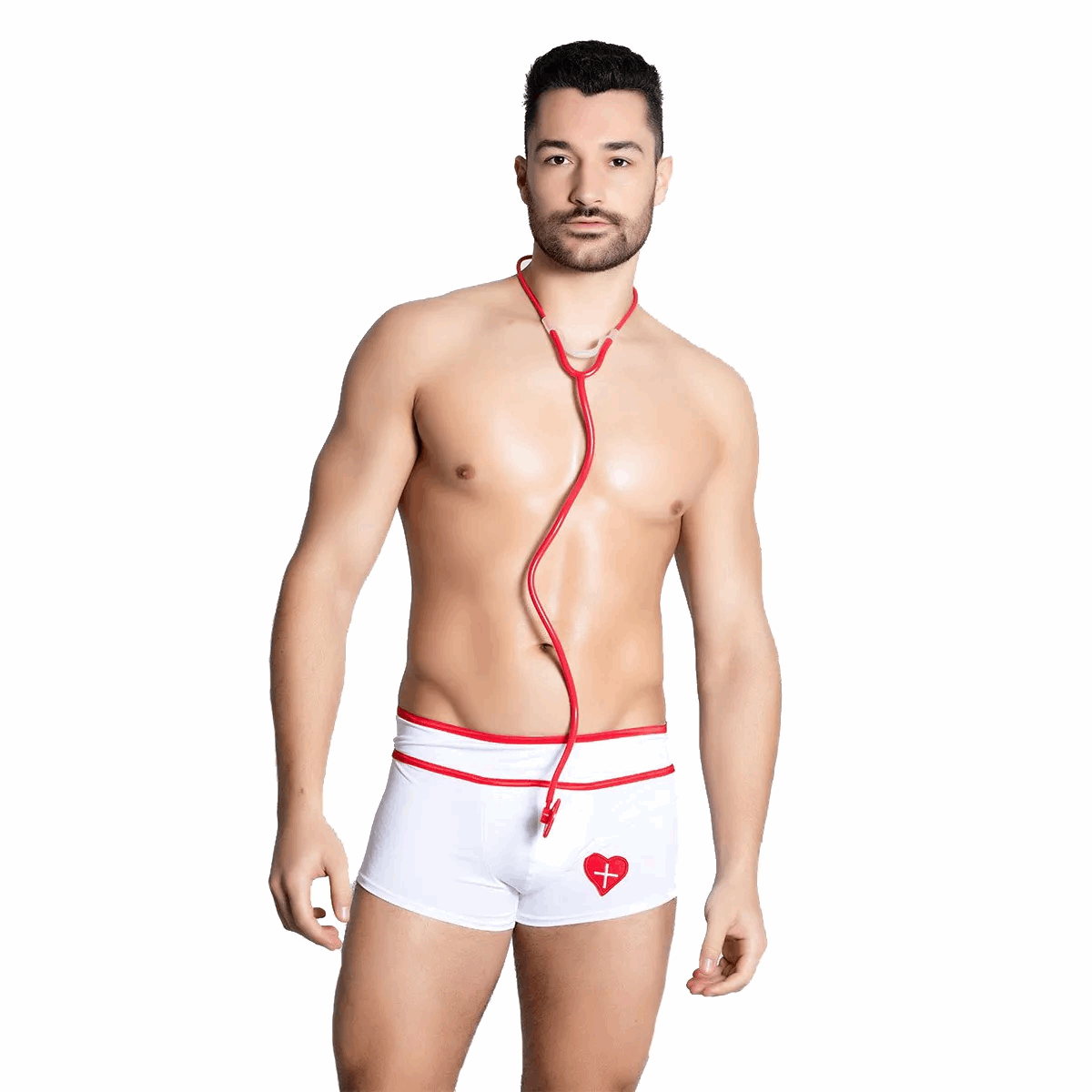 Kaamastra Men's Brief Sexy Doctor Costume for Roleplay