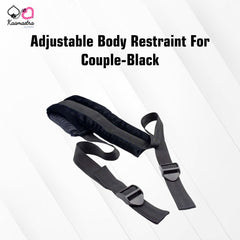 Kaamastra Adjustable Body Restraint For Couple - Black
