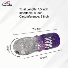 Measurement chart of a product with dimensions labeled on a white background