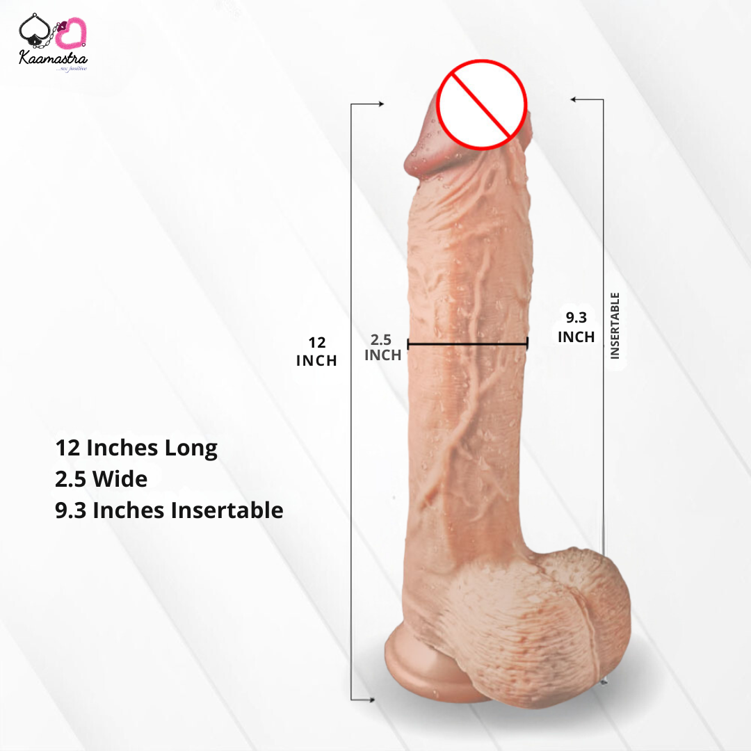 Kaamastra Big Suction Dildo with Base for Women