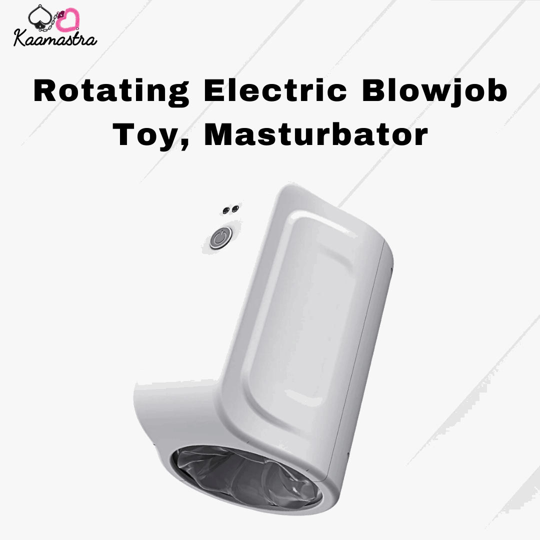 Kaamastra Rotating Electric Blowjob Toy - Hands-free masturbator with rotating head