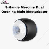 Kaamastra S-Hande Mercury Dual Opening Male Masturbator - Compact, textured stroker for versatile pleasure.