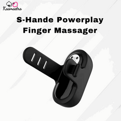 Kaamastra S-Hande Powerplay Finger Massager - Compact, wearable vibrator for precise stimulation.