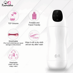 Features of Try Fun Soul Masturbator - Washable TPE silicone, portable design