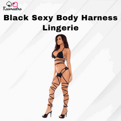 body harness with bikini on Kaamastra