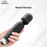 Kaamastra Black Wand Massager and Vibrator For Women