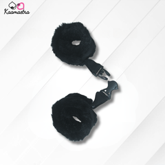 Kaamastra's Black Fur Handcuffs