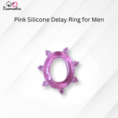 Kaamastra Pink Silicone Delay Ring for Men