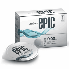 Epic Thinx Condoms by Manforce Lubricated Latex Condoms