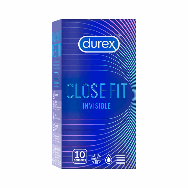 Durex Close Fit Invisible Condom Pack of 10