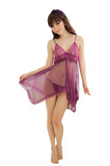 Kaamastra's Women's Purple Babydoll