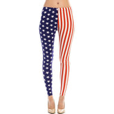 Kaamastra American Flag Print leggings