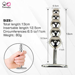 Graduating anal sex toy on Kaamastra ANL pleasure