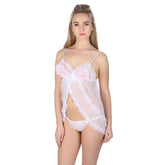 Kaamastra White sexy sleepwear babydoll for women