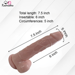 Kaamastra Rotating Suction Base Dildo vibrator with Remote