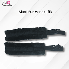 Kaamastra's Black Fur Handcuffs