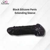 Kaamastra Black Silicone Penis Extending Sleeve